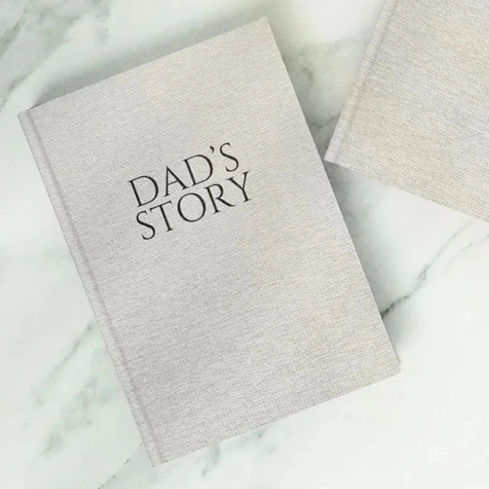 🔸️⏭️NIB Hardcover Linen Dad's Story Keepsake Journal